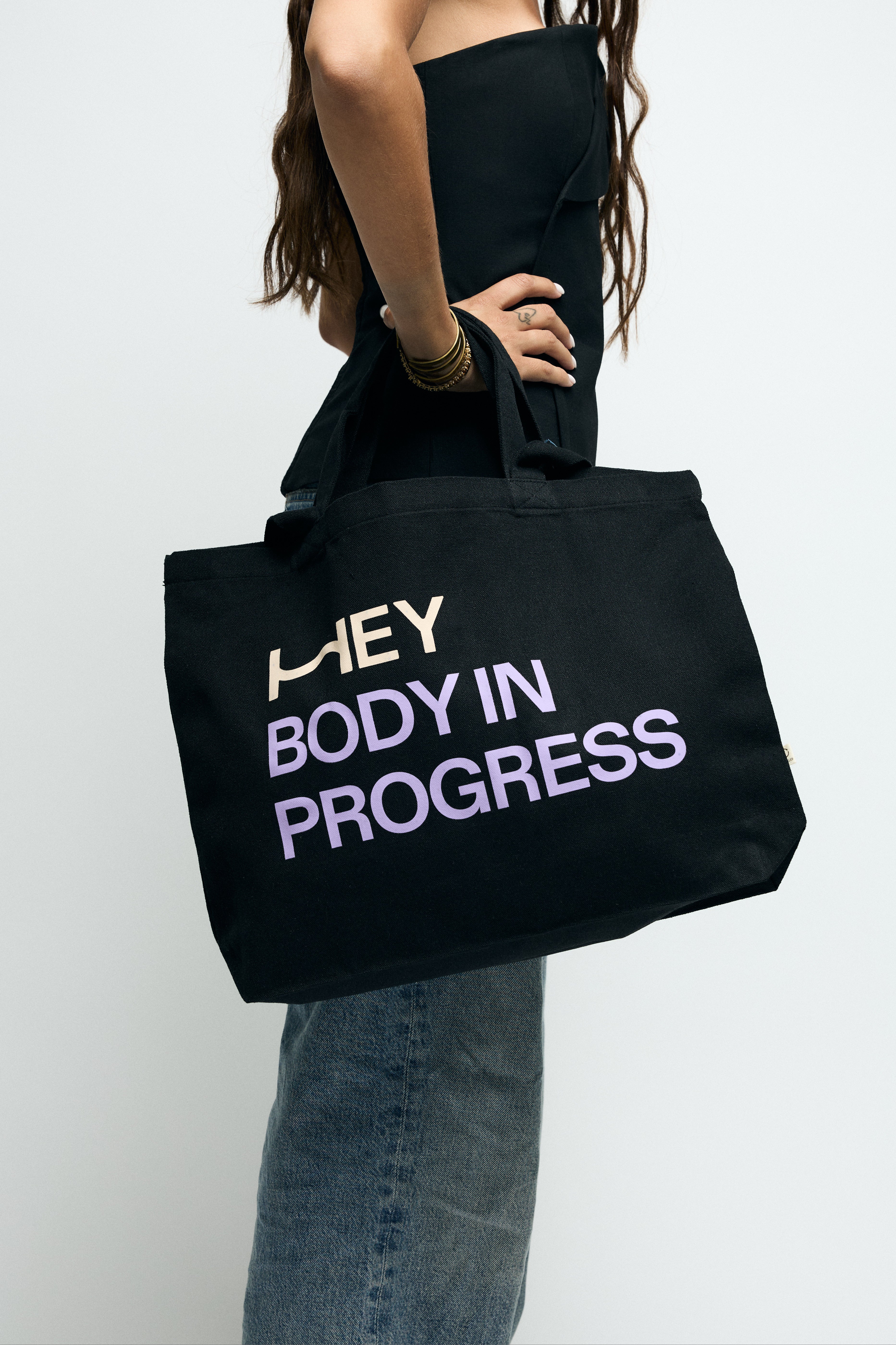 HEY Beach Tote Black